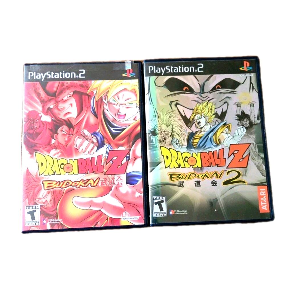 DRAGONBALL Z BUDOKAI AND DRAGONBALL Z BUDIKAI 2 , PLAYSTATION 2 PS2